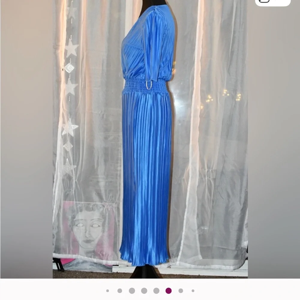 DKNY Women's Vibrant Blue Midi Dress - Picture 8 of 12